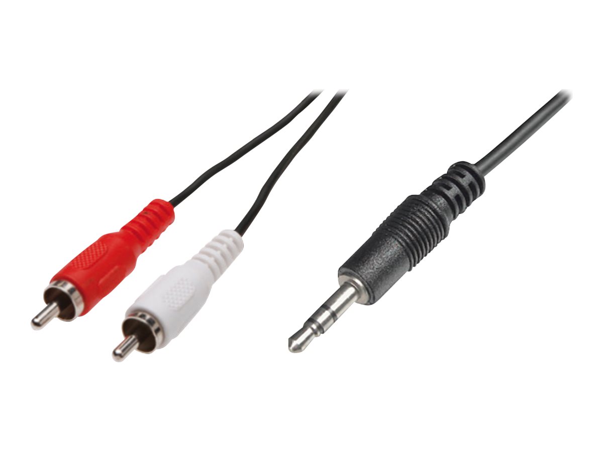 Uniformatic - Câble audio - mini-phone stereo 3.5 mm mâle pour RCA x 2 mâle - 5 m - 40274 - Accessoires pour systèmes audio domestiques