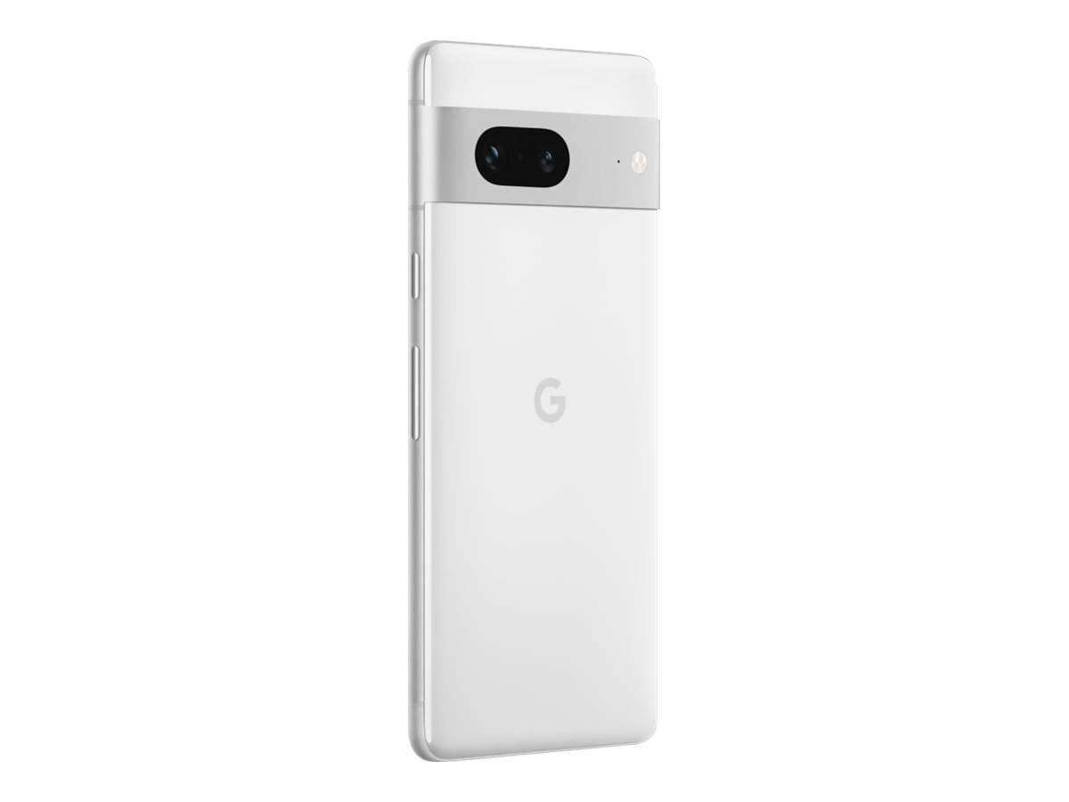 Google Pixel 7 - 5G smartphone - double SIM - RAM 8 Go / Mémoire interne 256 Go - écran OEL - 6.3" - 2400 x 1080 pixels (90 Hz) - 2x caméras arrière 50 MP, 12 MP - front camera 10,8 mégapixels - neige - GA04538-GB - Smartphones 5G