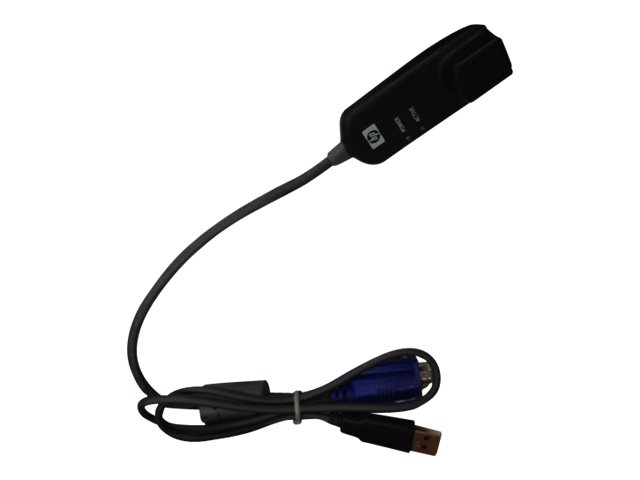 HPE USB Interface Adapter - Câble de rallonge vidéo / USB (pack de 8) - pour ProLiant DL160 Gen9, DL180 Gen9, DL580 Gen9, DL80 Gen9 - AF655A - Prolongateurs de signal