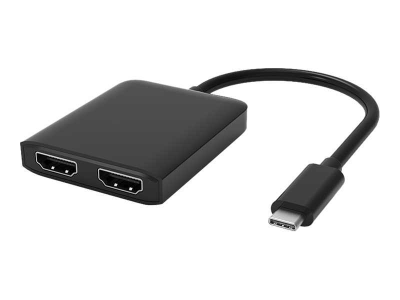 DLH - Adaptateur vidéo - 24 pin USB-C mâle pour HDMI femelle - 19 cm - noir - support pour 4K60Hz - DY-TU4840 - Accessoires pour téléviseurs