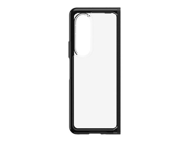 OtterBox Symmetry Series Flex - Coque de protection pour téléphone portable - polycarbonate, caoutchouc synthétique, 60 % de plastique recyclé - cristal noir (incolore/noir) - pour Samsung Galaxy Z Fold3 5G - 77-87375 - Coques et étuis pour téléphone portable