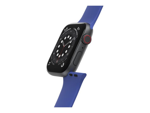 OtterBox - Sacoche pour montre intelligente - antimicrobien - acier inoxydable, silicone infusé d'argent - blueberry tarte - pour Apple Watch SE, Series 3, Series 4, Series 5, Series 6, Series 7 - 77-90245 - Sacs multi-usages