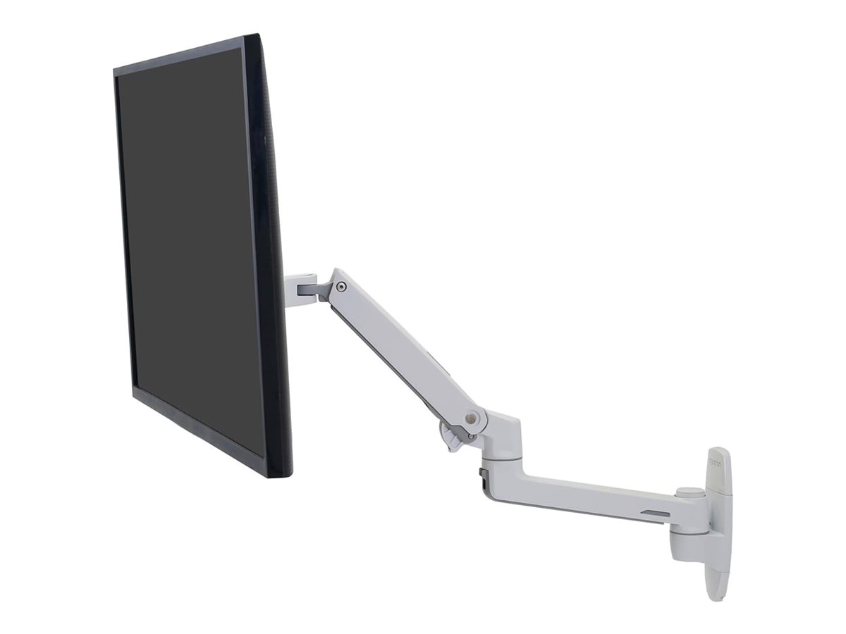 Ergotron LX - Kit de montage (bras pour moniteur) - pour Écran LCD - aluminium - blanc - Taille d'écran : jusqu'à 34 pouces - montable sur mur - 45-243-216 - Accessoires pour écran