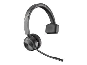 Poly Savi 7210 Office - Savi 7200 Series - micro-casque - sur-oreille - DECT - sans fil - noir - 8D3G9AA#ABB - Écouteurs