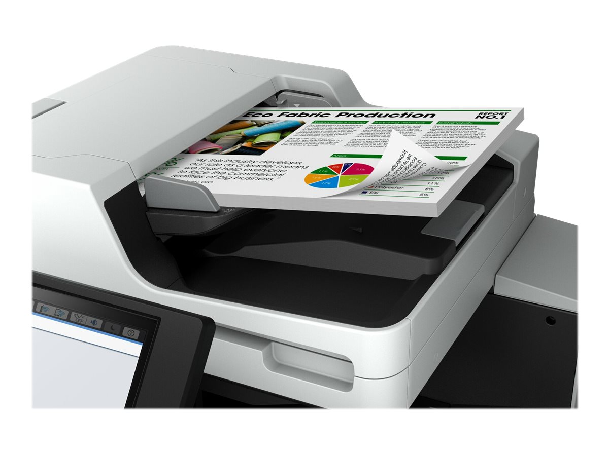 Epson WorkForce Enterprise WF-C20750 D4TW - Imprimante multifonctions - couleur - jet d'encre - A3 (297 x 420 mm), Ledger (279 x 432 mm) (original) - A3/Ledger (support) - jusqu'à 75 ppm (copie) - jusqu'à 75 ppm (impression) - 2350 feuilles - 33.6 Kbits/s - Gigabit LAN, Wi-Fi(n), NFC, USB 3.0, hôte USB 2.0 - C11CH87401 - Imprimantes multifonctions