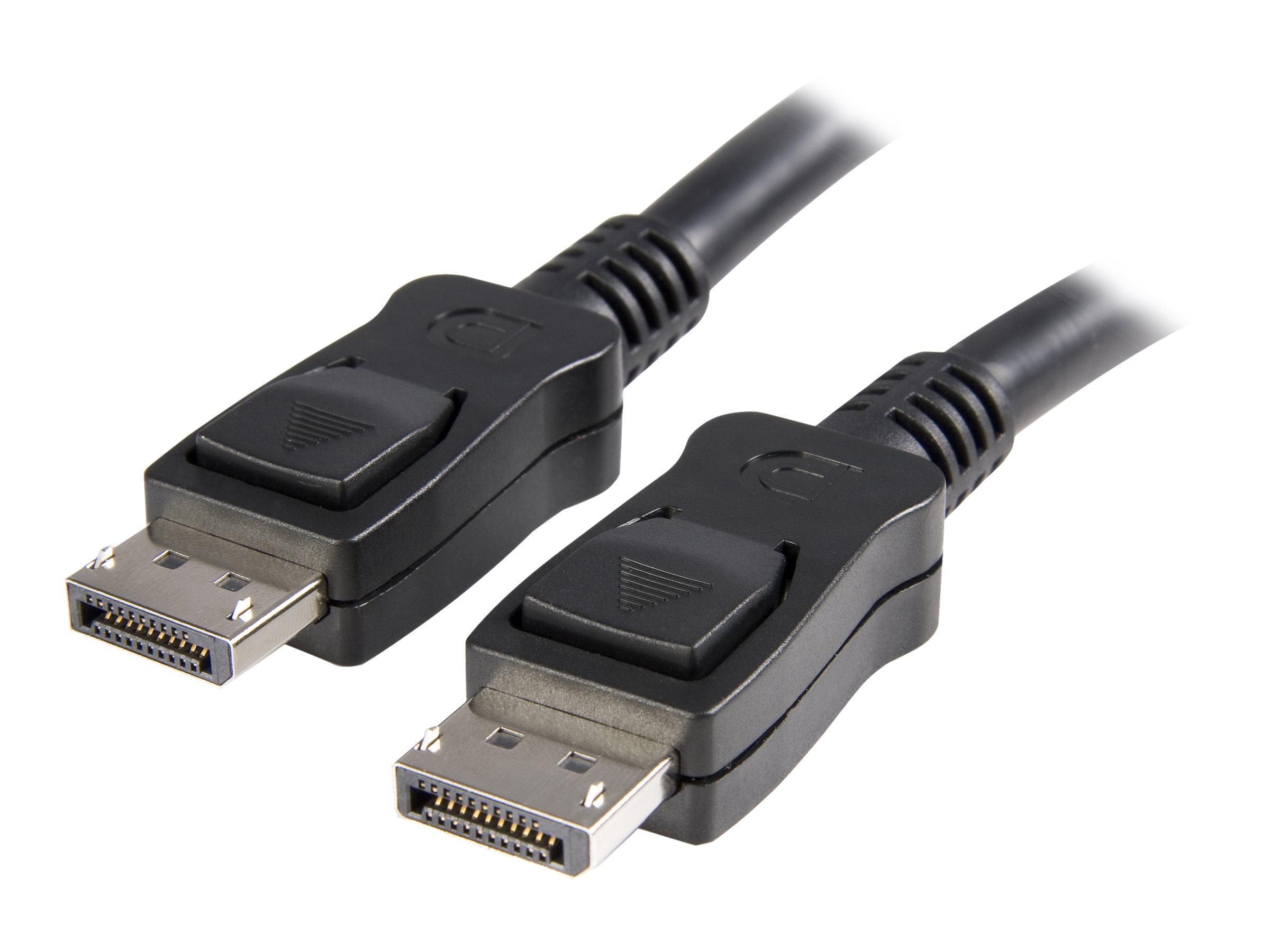 StarTech.com Câble DisplayPort 1.2 certifié de 3 m avec verrouillage - Cordon DP vers DP avec support HBR2 - M/M - DisplayPort 4K - Câble DisplayPort - DisplayPort (M) pour DisplayPort (M) - 3 m - verrouillé - noir - pour P/N: DK31C3HDPDUE, DKM30CHDPD, DKM30CHDPDUE, KITBXAVHDPEU, KITBXAVHDPNA, KITBXAVHDPUK - DISPLPORT10L - Câbles pour périphérique
