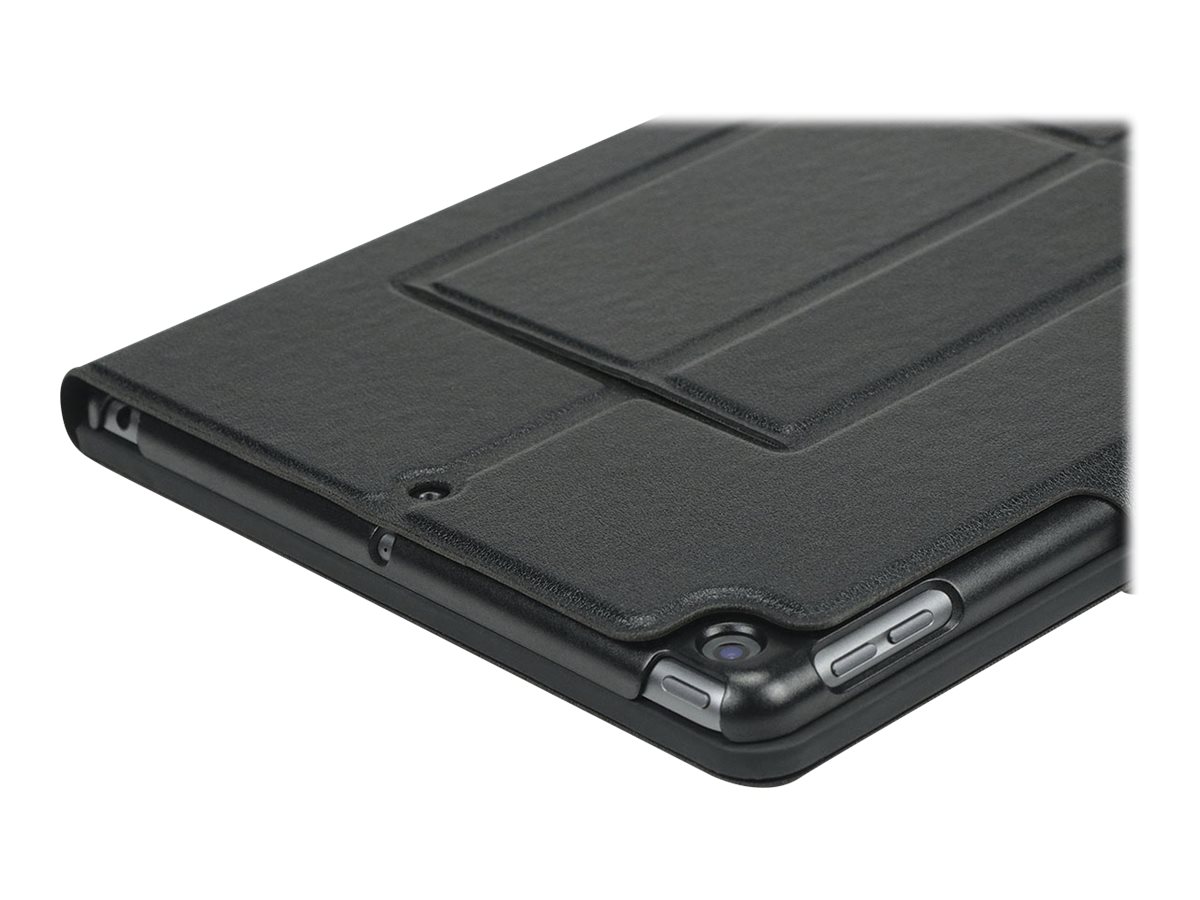 Mobilis Origine - Clavier et étui - Bluetooth - Français - noir clavier, noir étui - pour Apple 10.2-inch iPad (7ème génération, 8ème génération, 9ème génération) - 048033 - Claviers