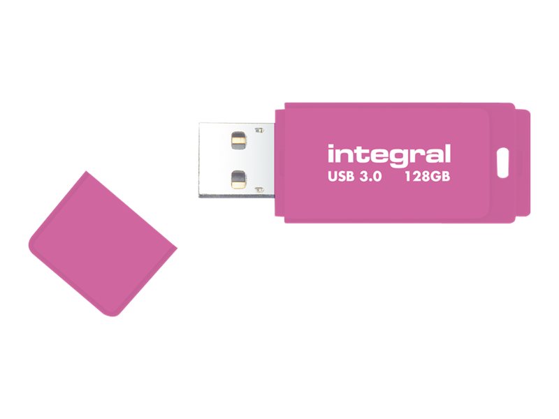 Integral Neon - Clé USB - 16 Go - USB 3.0 - rose - INFD16GBNEONPK3.0 - Lecteurs flash