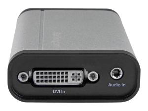 StarTech.com Boîtier d'acquisition vidéo DVI haute performance par USB 3.0 - Enregistreur vidéo compact - 1080p 60 fps - Aluminium - Convertisseur vidéo - DVI - DVI - aluminium - USB32DVCAPRO - Convertisseurs vidéo