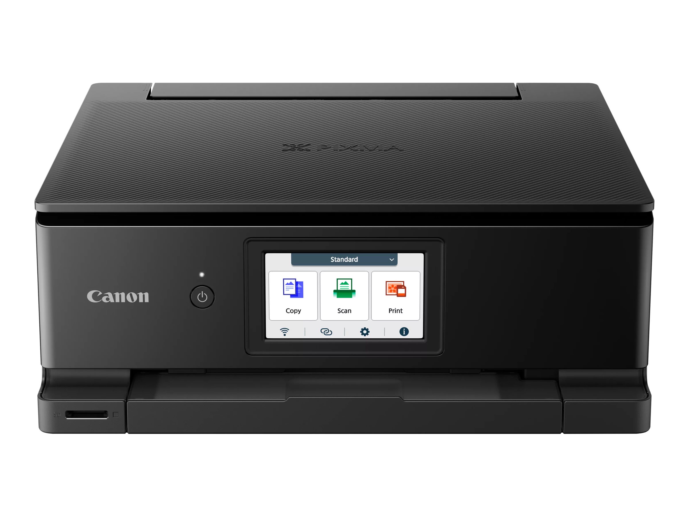 Canon PIXMA TS8750 - Imprimante multifonctions - couleur - jet d'encre - Legal (216 x 356 mm) (original) - A4/Legal (support) - jusqu'à 15 ipm (impression) - 200 feuilles - USB 2.0, Wi-Fi(ac) - noir - 6152C006 - Imprimantes multifonctions