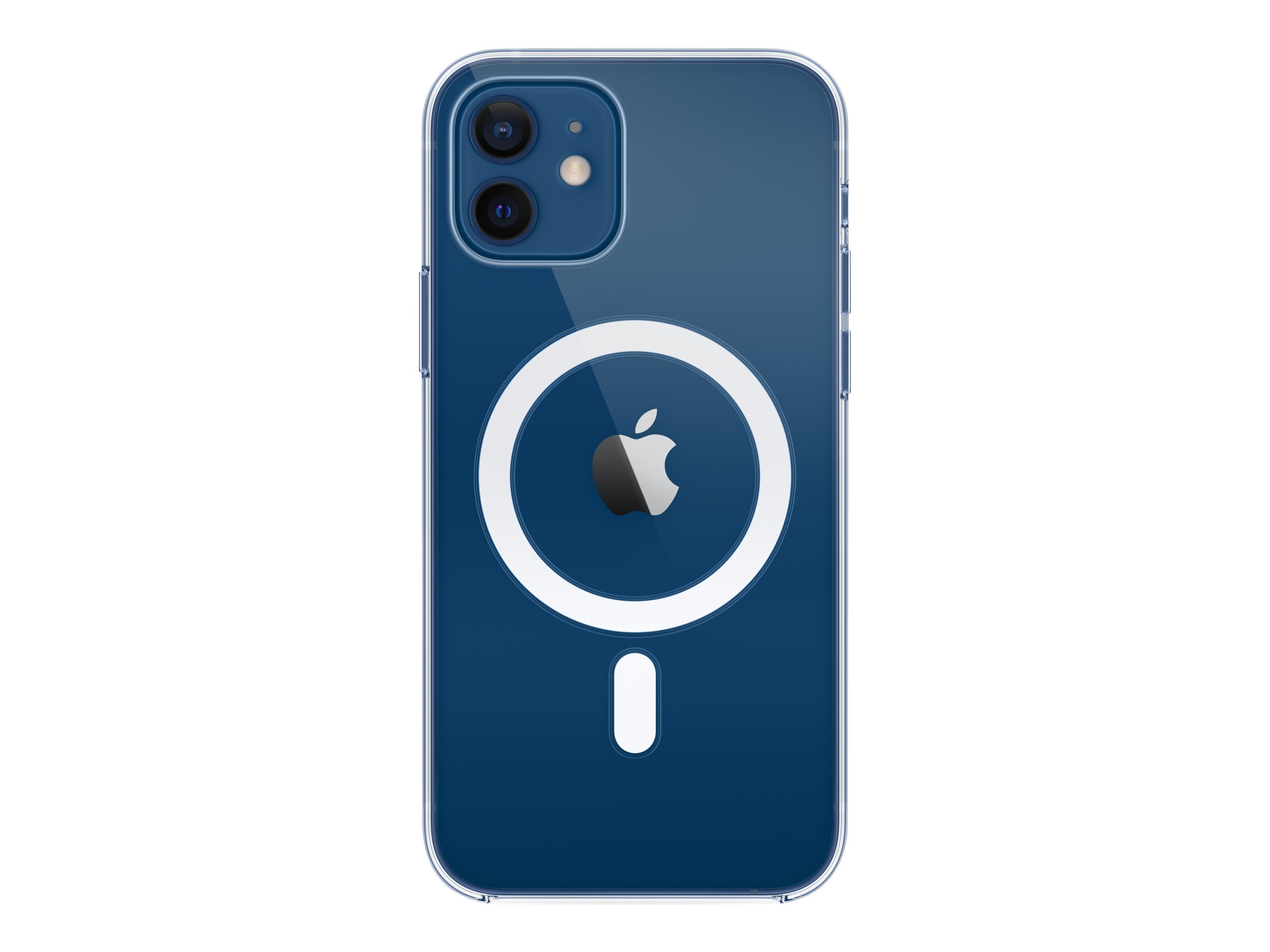 Apple - Coque de protection pour téléphone portable - avec MagSafe - polycarbonate - clair - pour iPhone 12, 12 Pro - MHLM3ZM/A - Coques et étuis pour téléphone portable