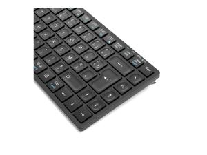 PORT Connect - Clavier - mini - sans fil - 2.4 GHz, Bluetooth 5.0 - AZERTY - Français - 911001FR - Claviers