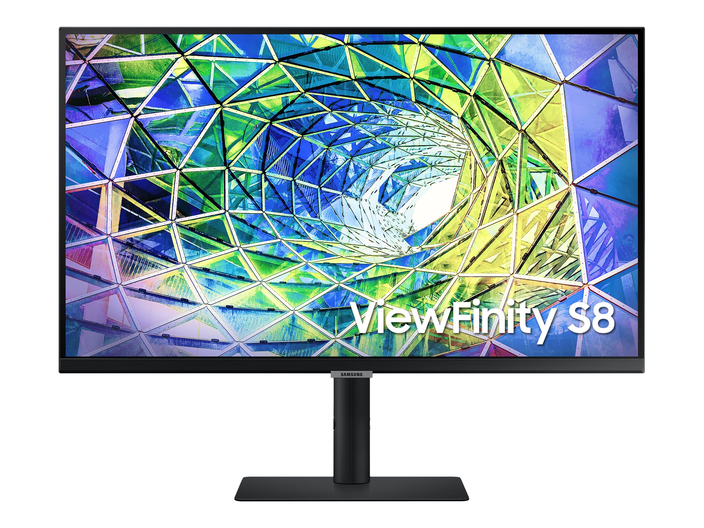 Samsung ViewFinity S8 S27A800UJP - S80UA Series - écran LED - 27" - 3840 x 2160 4K @ 60 Hz - IPS - 300 cd/m² - 1000:1 - HDR10 - 5 ms - HDMI, DisplayPort, USB-C - noir - LS27A80PUJPXEN - Écrans d'ordinateur