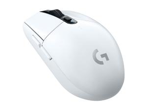 Logitech G G305 - Souris - optique - 6 boutons - sans fil - 2.4 GHz - récepteur sans fil USB - blanc - 910-005292 - Souris