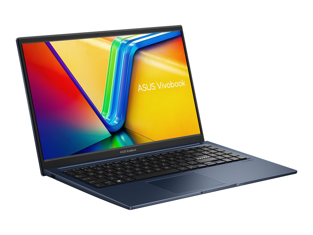 ASUS VivoBook 15X PRO1504-BQ1004X - Conception de charnière à 180 degrés - Intel Core i3 - i3-1315U / jusqu'à 4.5 GHz - Win 11 Pro - UHD Graphics - 8 Go RAM - 512 Go SSD - 15.6" 1920 x 1080 (Full HD) - Gigabit Ethernet - Wi-Fi 6E, Bluetooth - bleu calme - 90NB10J1-M017R0 - Ordinateurs portables