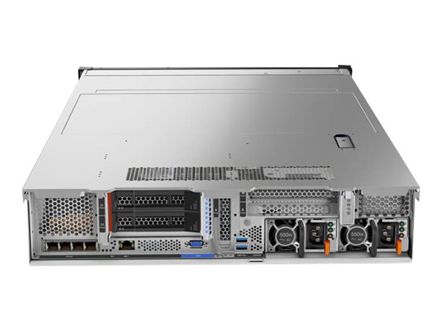 Lenovo ThinkSystem SR650 7X06 - Serveur - Montable sur rack - 2U - 2 voies - 1 x Xeon Silver 4210R / 2.4 GHz - RAM 32 Go - aucun disque dur - Matrox G200 - Aucun SE fourni - moniteur : aucun - 7X06A0JSEA - Serveurs rack