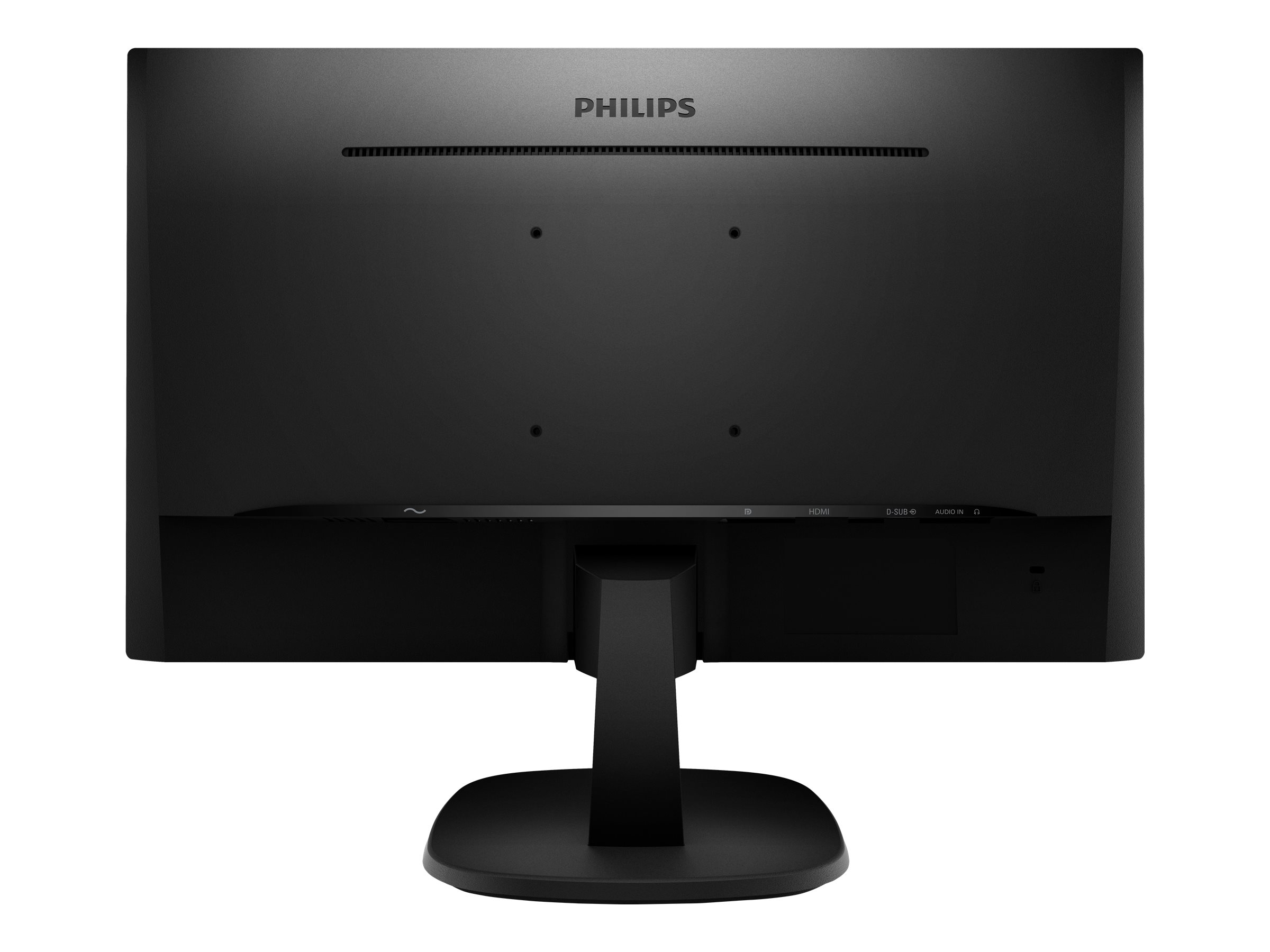 Philips V-line 273V7QJAB - Écran LED - 27" - 1920 x 1080 Full HD (1080p) @ 60 Hz - IPS - 250 cd/m² - 1000:1 - 5 ms - HDMI, VGA, DisplayPort - haut-parleurs - noir, noir texturé - 273V7QJAB/00 - Écrans d'ordinateur