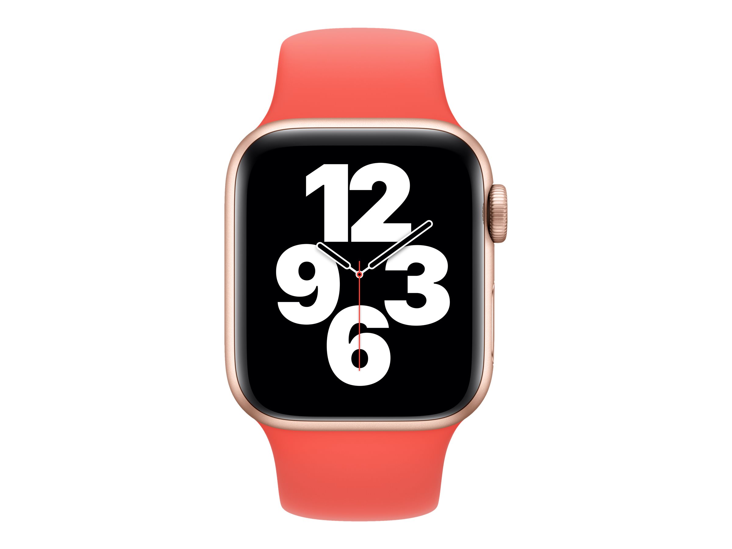 Apple 40mm Sport Band - Bracelet de montre pour montre intelligente - taille Regular - agrumes roses - pour Watch Hermès Series 7, Hermès Series 9, Nike Series 7, Series 10, Series 8, Series 9 - MYAT2ZM/A - Accessoires pour smart watch