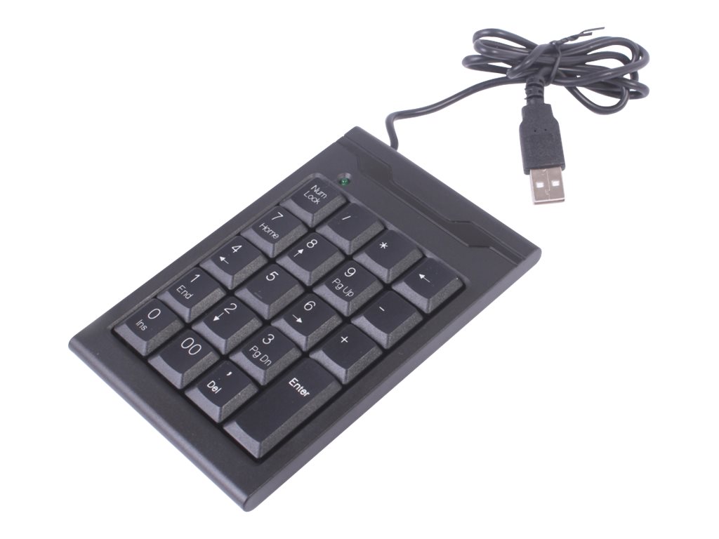 Uniformatic - Pavé numérique - USB - noir - 82526 - Claviers