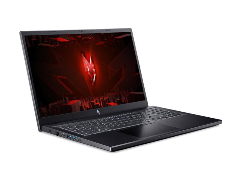 Acer Nitro V 15 ANV15-51 - Intel Core i5 - 13420H / jusqu'à 4.6 GHz - Win 11 Home - GF RTX 3050 - 16 Go RAM - 512 Go SSD NVMe - 15.6" IPS 1920 x 1080 (Full HD) @ 144 Hz - Éthernet - Wi-Fi 6 - Noir vitreux - clavier : Français - NH.QNCEF.007 - Ordinateurs portables