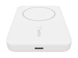 Belkin BOOST CHARGE - Banque d'alimentation - 2500 mAh - 7.5 Watt (MagSafe) - blanc - pour Apple iPhone 12, 12 mini, 12 Pro, 12 Pro Max - BPD002BTWH - Batteries spécifiques