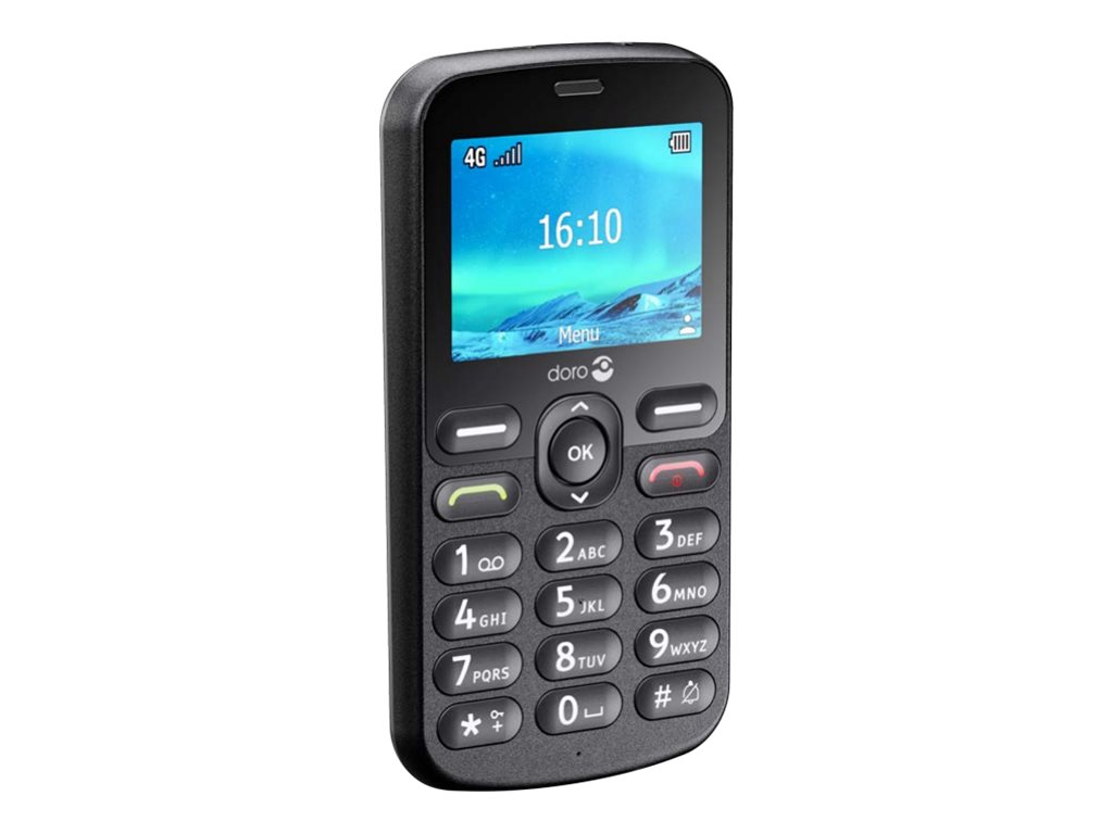 DORO 1880 - 4G téléphone de service / Mémoire interne 17 Mo - microSD slot - 320 x 240 pixels - rear camera 0,3 MP - 8564 - Téléphones 4G