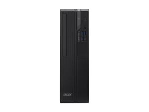 Acer Veriton X2 VX2720G - Tour compact Core i3 12100 / jusqu'à 4.3 GHz - RAM 8 Go - SSD 256 Go - UHD Graphics 730 - Gigabit Ethernet - Win 11 Pro - moniteur : aucun - DT.R1NEF.008 - Ordinateurs de bureau