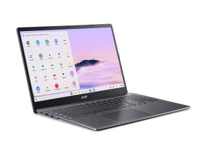 Acer Chromebook Plus 515 CBE595-2T - Intel Core i5 - 1335U / jusqu'à 4.6 GHz - Chrome OS - Carte graphique Intel Iris Xe - 8 Go RAM - 128 Go SSD - 15.6" écran tactile 1920 x 1080 (Full HD) - Wi-Fi 6E - gris acier - clavier : Français - NX.KW4EF.00S - Chromebooks