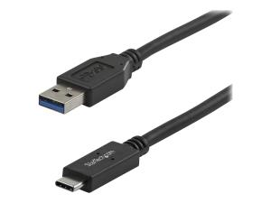 StarTech.com Câble USB vers USB-C de 1 m - USB 3.1 (10 Gbps) - Certifié USB-IF - Câble USB A vers USB Type-C - Noir (USB31AC1M) - Câble USB - 24 pin USB-C (M) pour USB type A (M) - USB 3.1 - 1 m - noir - pour P/N: DKM30CHDPD, DKM30CHDPDUE, HB31C2A2CME, HB31C3A1CME, PEXUSB312A1C1H, PEXUSB312A2C2V - USB31AC1M - Câbles USB