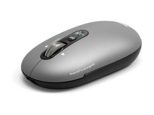 PORT Connect Professional PURE - Souris - rechargeable - optique - 4 boutons - sans fil - 2.4 GHz, Bluetooth - récepteur sans fil USB - 910009 - Souris