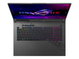 ASUS ROG Strix G18 G814JV-DR5185W - Intel Core i7 - 13650HX / jusqu'à 4.9 GHz - Win 11 Home - GeForce RTX 4060 - 32 Go RAM - 1 To SSD NVMe - 18" 1920 x 1200 @ 165 Hz - Éthernet - Wi-Fi 6E - gris eclipse - 90NR0CM1-M00CE0 - Ordinateurs portables