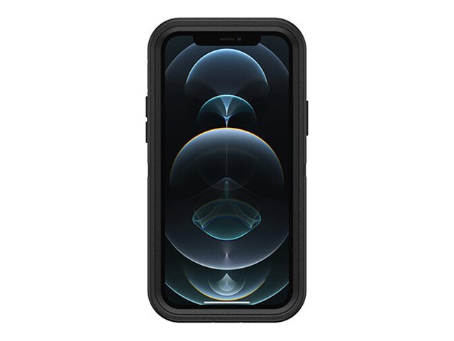 OtterBox Defender Series - ProPack Packaging - coque de protection pour téléphone portable - robuste - polycarbonate, caoutchouc synthétique - noir - pour Apple iPhone 12, 12 Pro - 77-66179 - Coques et étuis pour téléphone portable