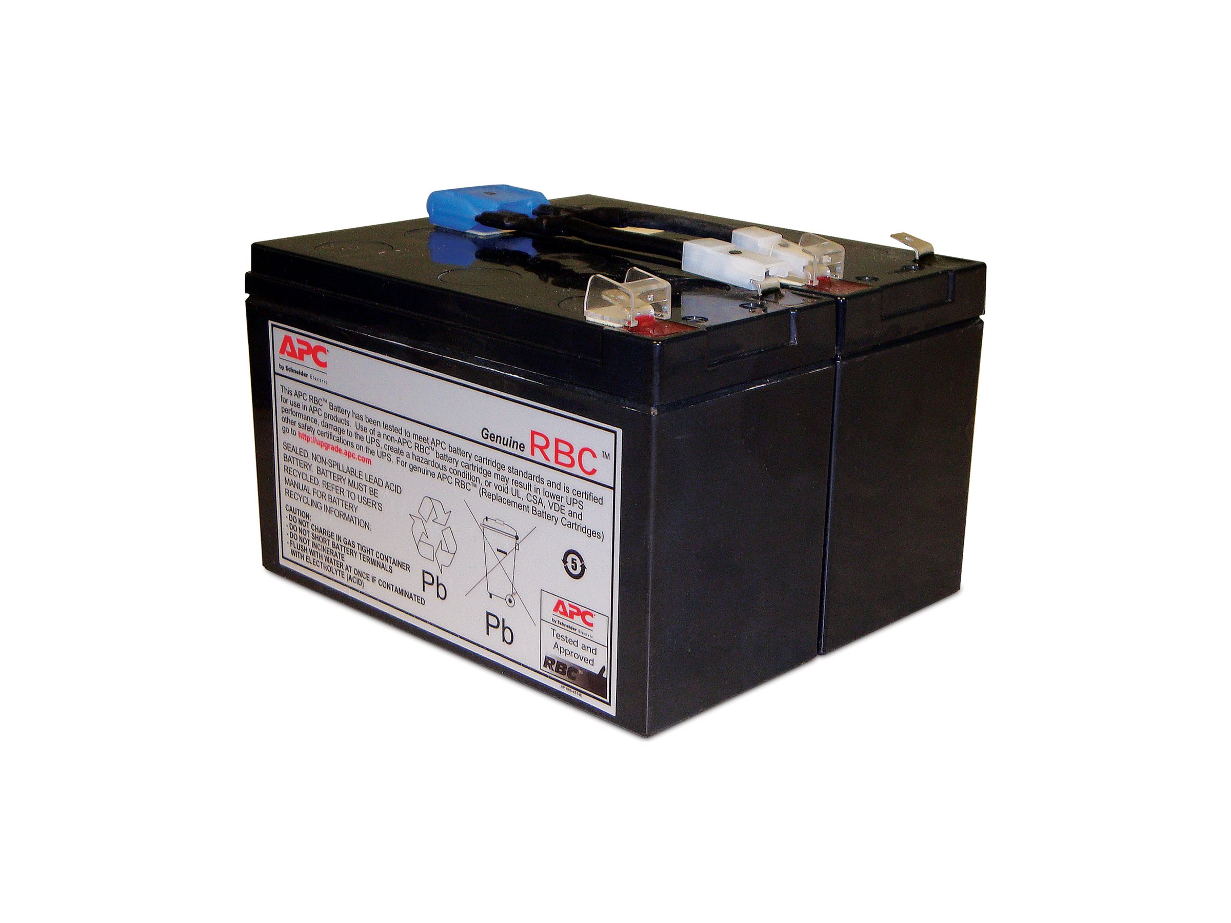 Cartouche de batterie de rechange APC #142 - Batterie d'onduleur - 1 x batterie - Acide de plomb - 216 Wh - pour P/N: SMC1000, SMC1000-BR, SMC1000C, SMC1000I, SMC1000IC, SMC1000TW - APCRBC142 - Batteries UPS