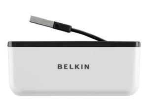 Belkin Voyage - Concentrateur (hub) - 4 x USB 2.0 - de bureau - F4U021BT - Concentrateurs USB