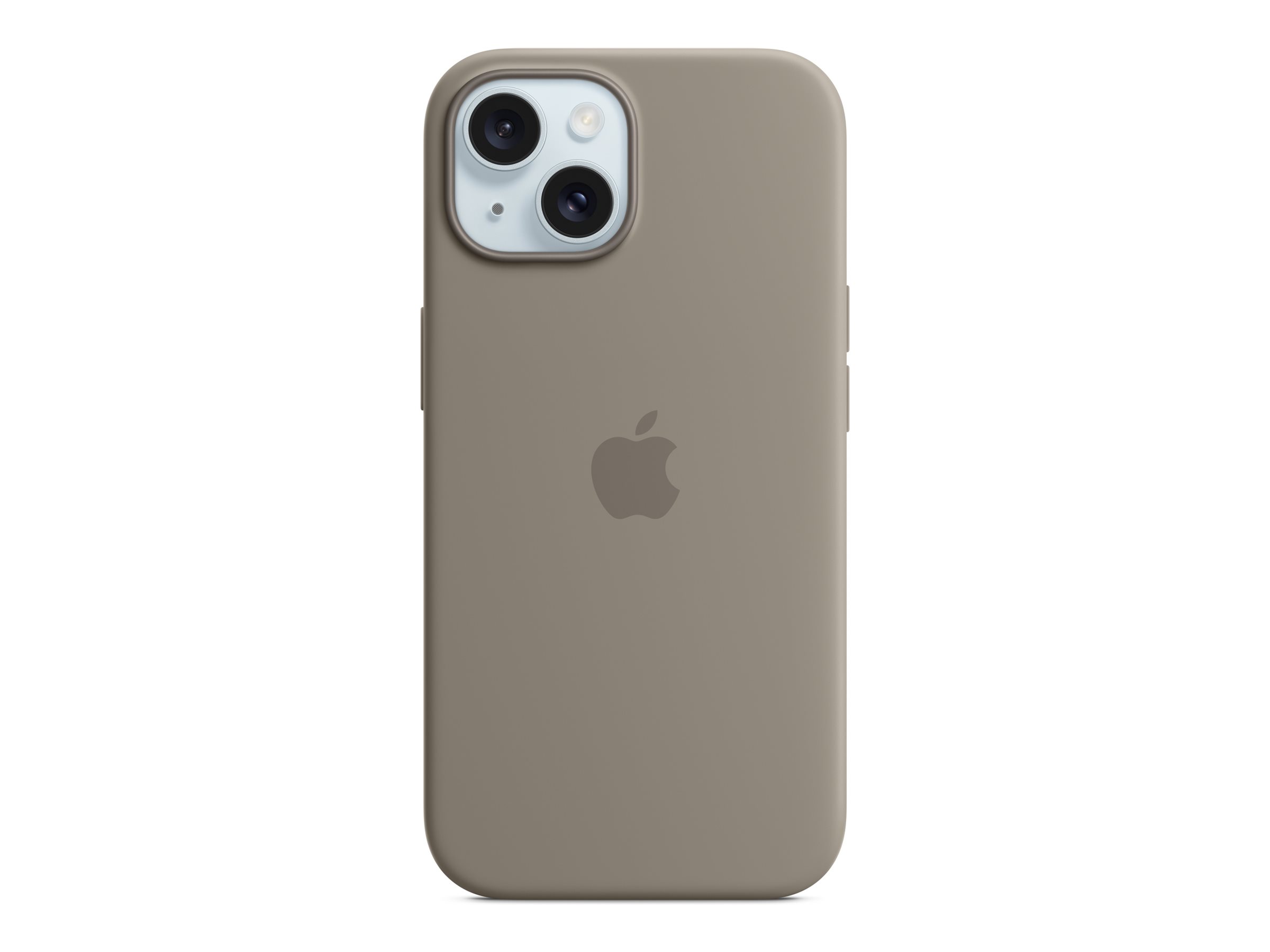 Apple - Coque de protection pour téléphone portable - compatibilité avec MagSafe - silicone - argile - pour iPhone 15 - MT0Q3ZM/A - Coques et étuis pour téléphone portable