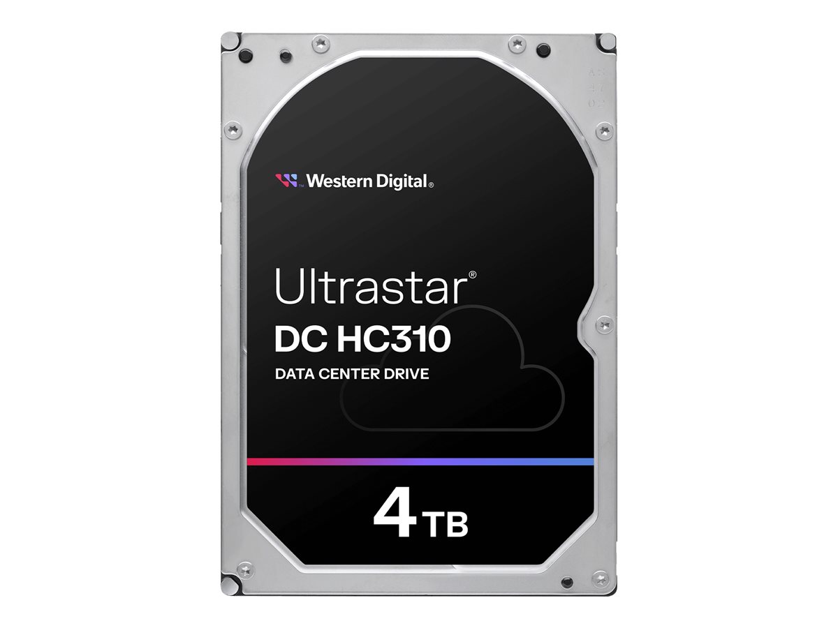 WD Ultrastar DC HC310 HUS726T4TALA6L4 - Disque dur - 4 To - interne - 3.5" - SATA 6Gb/s - 7200 tours/min - mémoire tampon : 256 Mo - 0B35950 - Disques durs internes