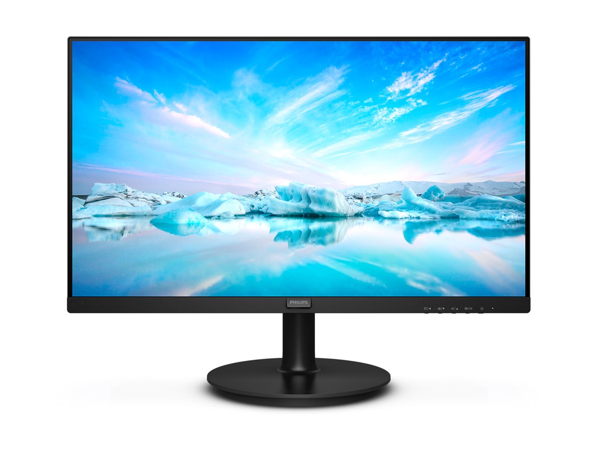 Philips V-line 241V8LAB - Écran LED - 24" (23.8" visualisable) - 1920 x 1080 Full HD (1080p) @ 100 Hz - VA - 250 cd/m² - 4000:1 - 4 ms - HDMI, VGA - haut-parleurs - noir texturé - 241V8LAB/00 - Écrans d'ordinateur