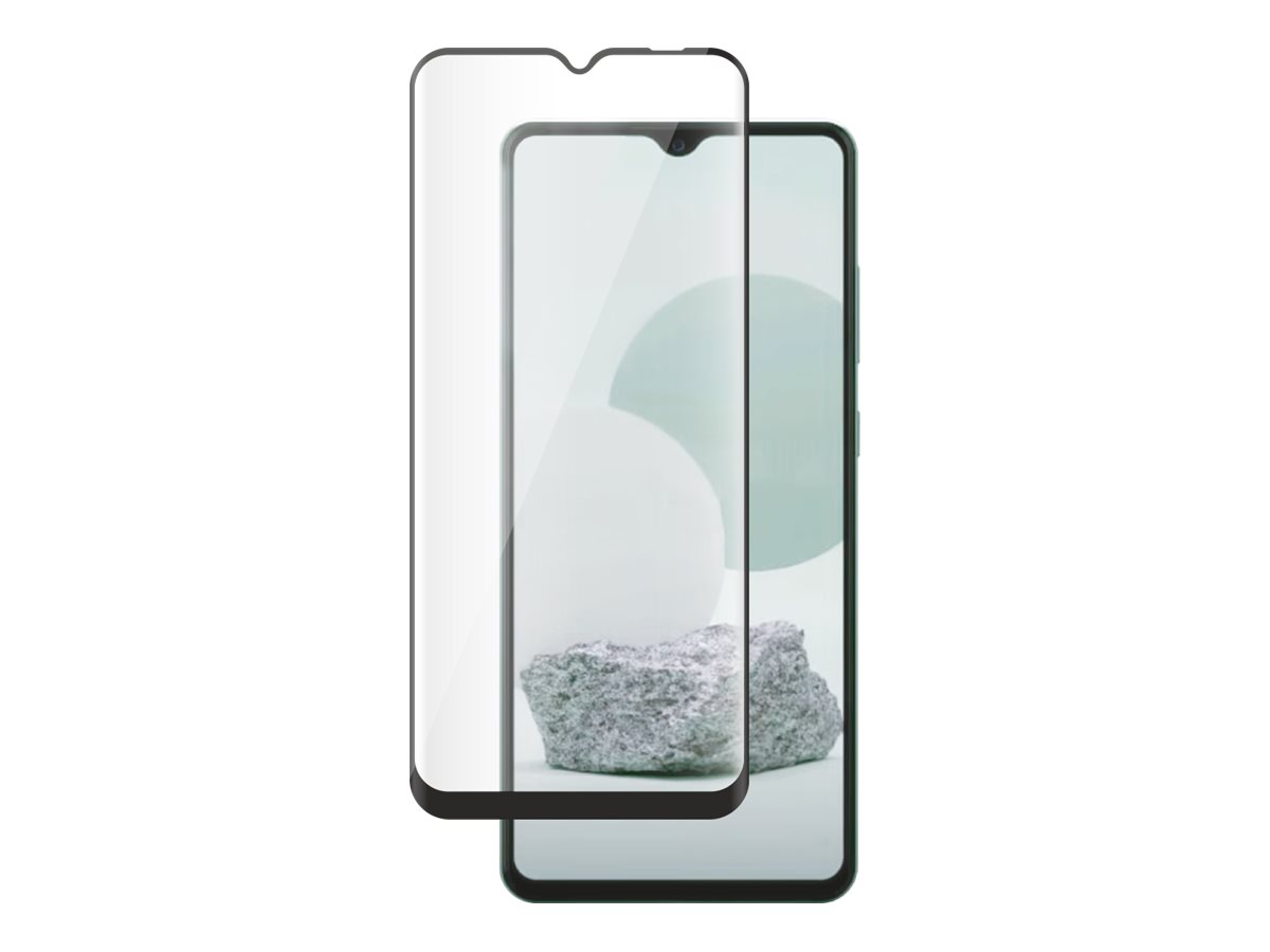 BIGBEN Connected - Protection d'écran pour téléphone portable - 2.5D - verre - couleur de cadre noir - pour Samsung Galaxy A22 5G - PEGLASSGA225G - Accessoires pour téléphone portable