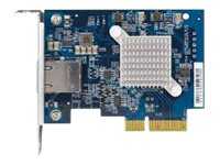 QNAP QXG-10G1T - Adaptateur réseau - PCIe 3.0 x4 profil bas - 10Gb Ethernet x 1 - pour QNAP QGD-1600, TS-1232, 253, 453, 473, 832, 853, 877, 977, TVS-2472, 473, 673, 872, 873 - QXG-10G1T - Adaptateurs réseau PCI-e