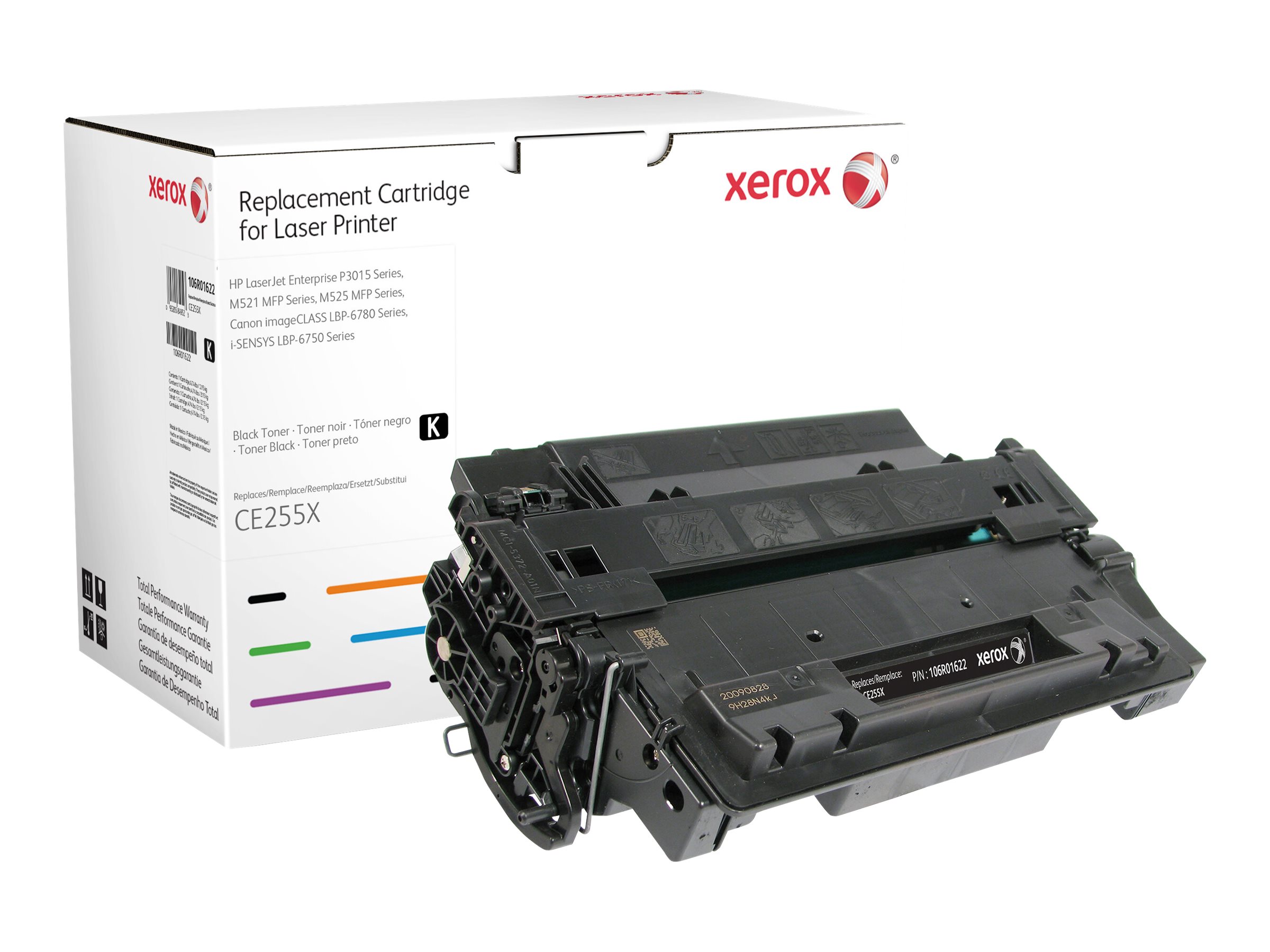 Xerox - Noir - compatible - cartouche de toner (alternative pour : HP 55X) - pour HP LaserJet Enterprise MFP M525; LaserJet Enterprise Flow MFP M525 - 106R01622 - Autres cartouches de toner