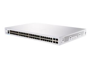 Cisco Business 250 Series CBS250-48T-4X - Commutateur - C3 - intelligent - 48 x 10/100/1000 + 4 x 10 Gigabit SFP+ - Montable sur rack - CBS250-48T-4X-EU - Concentrateurs et commutateurs gigabit