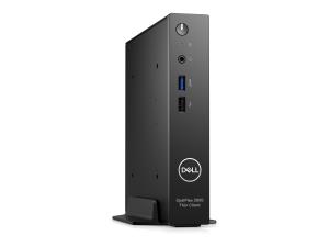 Dell OptiPlex 3000 Thin Client - Client léger - MBF 1 x Celeron N5105 / jusqu'à 2.9 GHz - RAM 8 Go - flash - eMMC 64 Go - UHD Graphics - IEEE 802.11ax (Wi-Fi 6E), Gigabit Ethernet, Bluetooth - Dell ThinOS - moniteur : aucun - noir, noir (souris) - BTP - avec 3 ans de service ProSupport de Dell - TNGGM - Clients légers