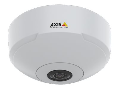 AXIS M3068-P - Caméra de surveillance réseau - dôme - couleur (Jour et nuit) - 12 MP - 2880 x 2880 - iris fixe - Focale fixe - audio - LAN 10/100 - MJPEG, H.264, H.265, MPEG-4 AVC - PoE - 01732-001 - Caméras IP