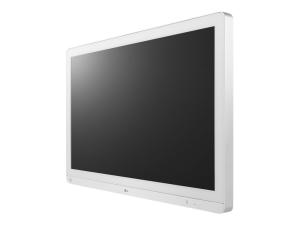 LG 32HL714S-W - Écran LED - couleur - 32" (31.5" visualisable) - fixe - 3840 x 2160 4K @ 60 Hz - IPS - 800 cd/m² - 1300:1 - HDR10 - 5 ms - HDMI, DVI-D, DisplayPort, 3G-SDI - gris albâtre - 32HL714S-W - Écrans d'ordinateur