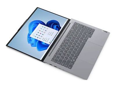 Lenovo ThinkBook 14 G6 IRL 21KG - Conception de charnière à 180 degrés - Intel Core i5 - 1335U / jusqu'à 4.6 GHz - Win 11 Pro - Carte graphique Intel Iris Xe - 16 Go RAM - 512 Go SSD NVMe - 14" IPS 1920 x 1200 - Gigabit Ethernet - Wi-Fi 6 - double ton gris arctique - clavier : Français - avec 1 an de support Premier Lenovo - 21KG000PFR - Ordinateurs portables