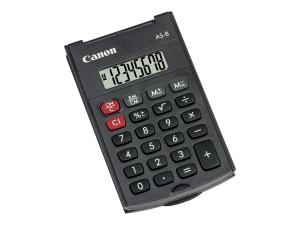Canon AS-8 - Calculatrice de poche - 8 chiffres - gris foncé - 4598B001 - Calculatrices