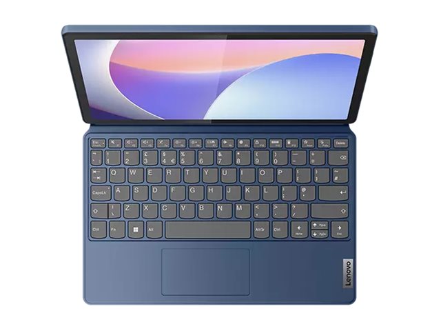 Lenovo IdeaPad Duet 3 11IAN8 82XK - Tablette - avec clavier détachable - Intel N-series - N100 / jusqu'à 3.4 GHz - Win 11 Pro - UHD Graphics - 4 Go RAM - 128 Go SSD UFS 3.1 - 11.5" IPS écran tactile 2000 x 1200 (2K) - Wi-Fi 6 - double ton bleu abyssal - clavier : Français - 82XK0058FR - Ordinateurs portables