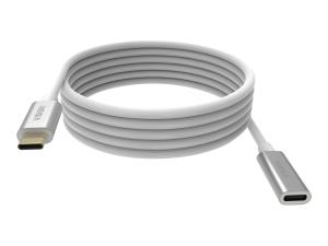 Vision Techconnect - Rallonge de câble USB - 24 pin USB-C (M) pour 24 pin USB-C (F) - 2 m - TC 2MUSBCEXT - Câbles USB