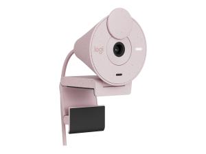 Logitech BRIO 300 - Webcam - couleur - 2 MP - 1920 x 1080 - 720p, 1080p - audio - USB-C - 960-001448 - Webcams
