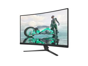 Philips Evnia 3000 32M2C3500L - Écran LED - jeux - incurvé - 32" (31.5" visualisable) - 2560 x 1440 QHD @ 180 Hz - Fast VA - 300 cd/m² - 3500:1 - HDR10 - 0.5 ms - 2xHDMI, DisplayPort - Charbon - 32M2C3500L/00 - Écrans d'ordinateur